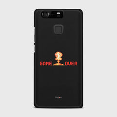GAMEOVER Huawei P9 case - thin fit matte black (D105)