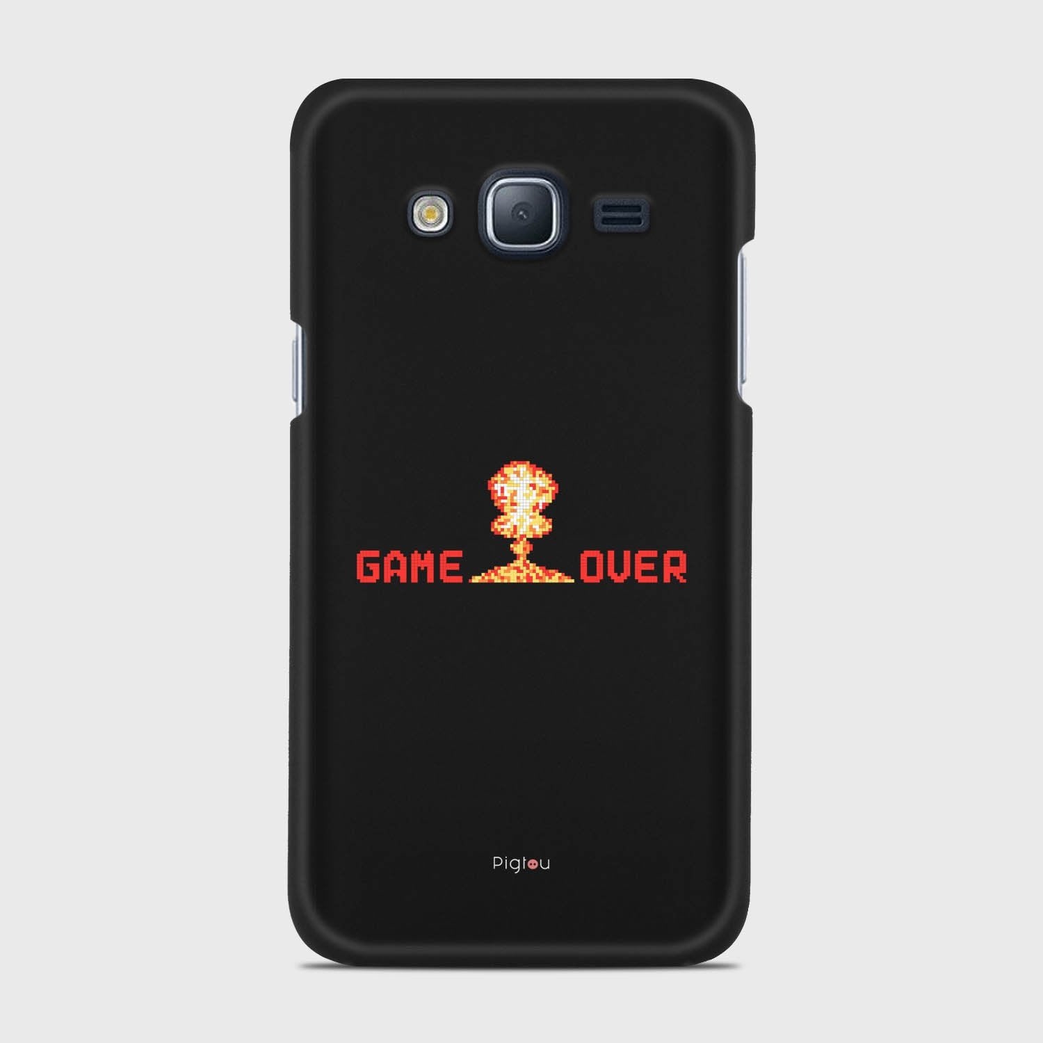GAMEOVER Samsung Galaxy J3 (2016) case - thin fit matte black (D105)
