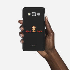 GAMEOVER Samsung Galaxy A3 (2015) case - thin fit matte black (D105)