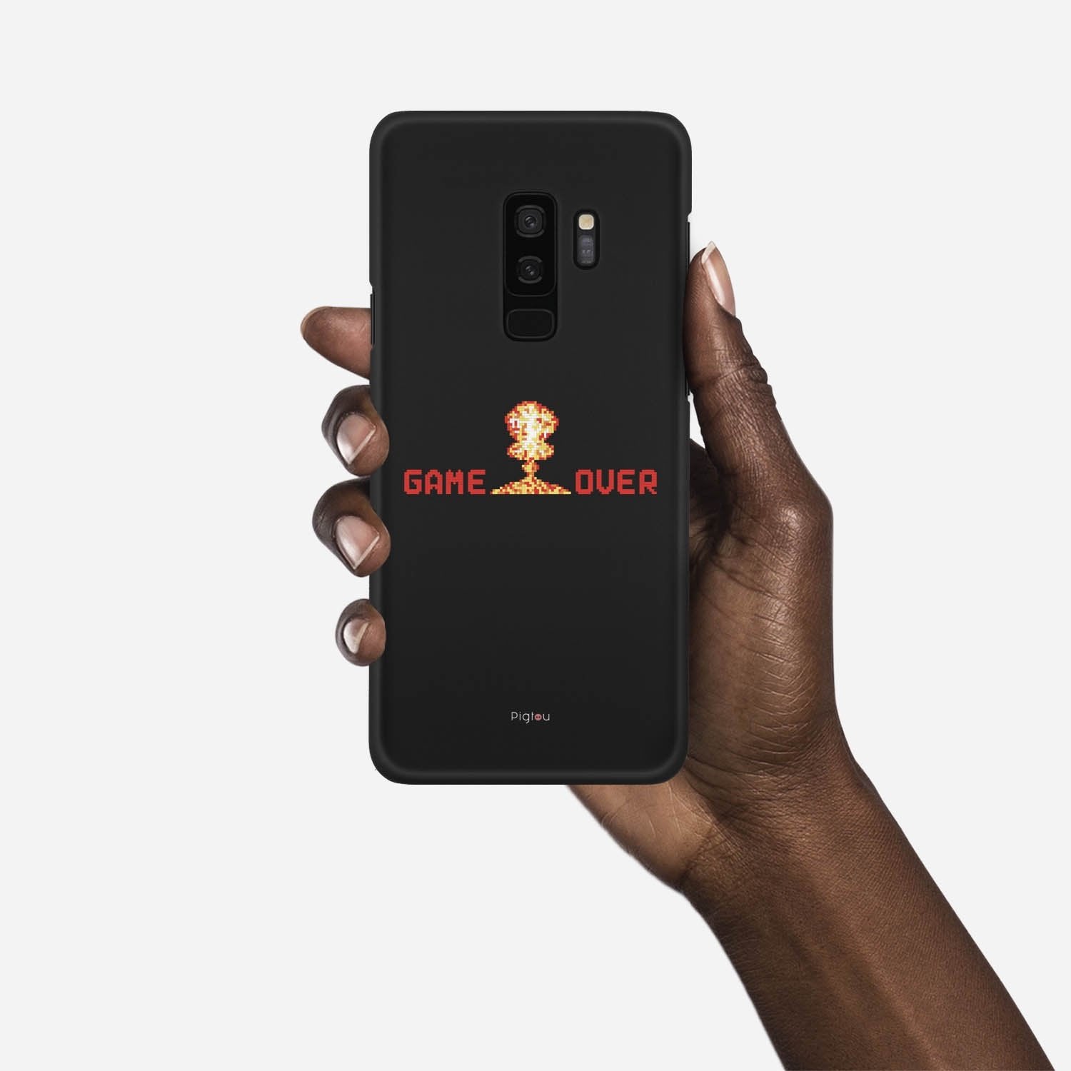 GAMEOVER Samsung Galaxy S9 Plus case - thin fit matte black (D105)