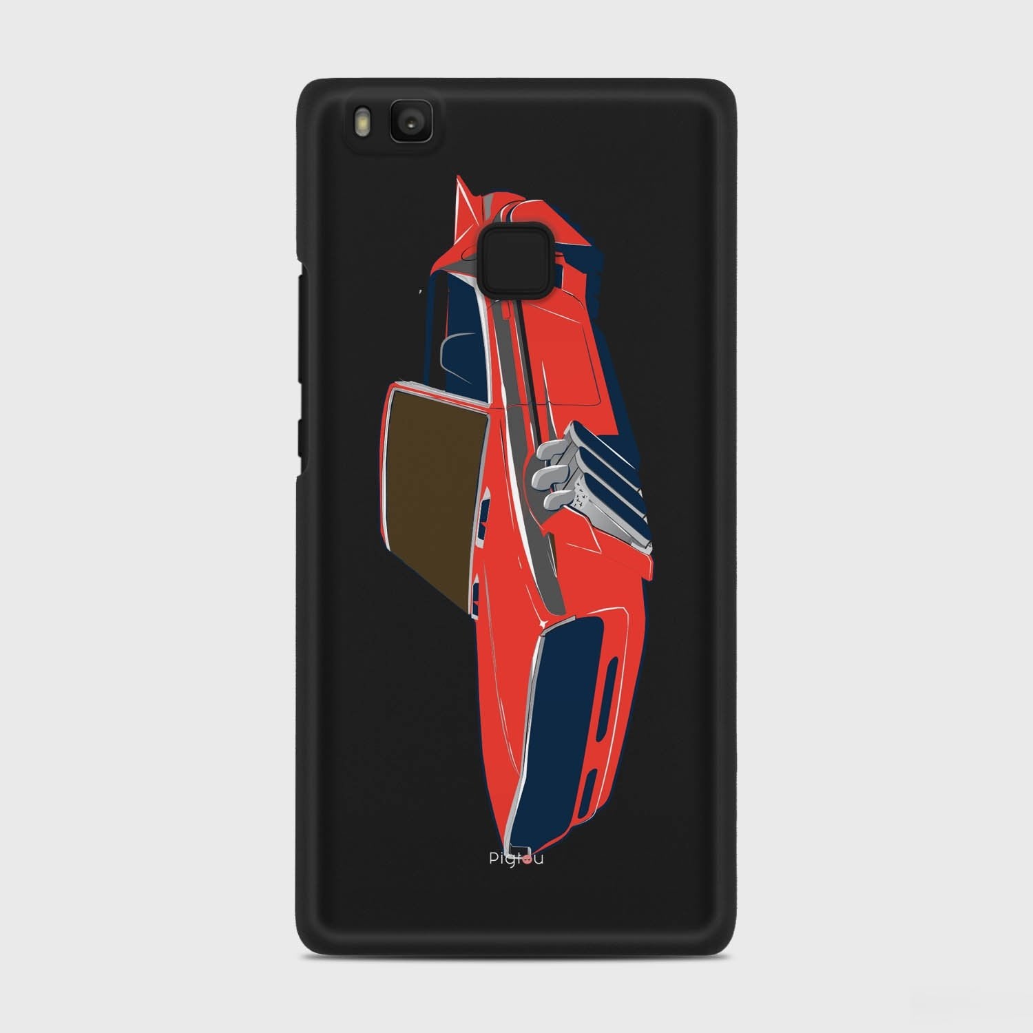 FLYING CAR Huawei P9 Lite case - thin fit matte black (D106)