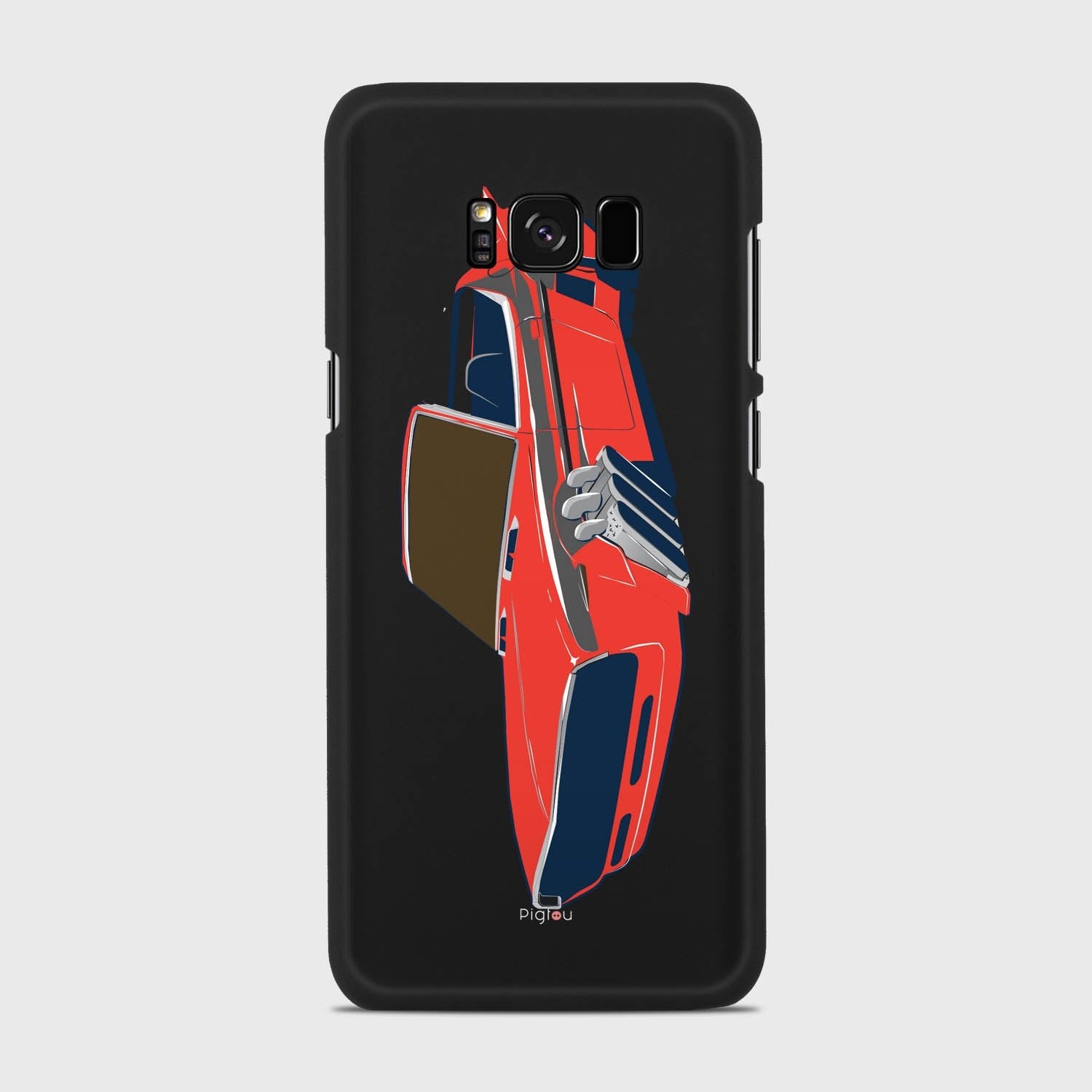 FLYING CAR Samsung Galaxy S8 Plus case - thin fit matte black (D106)