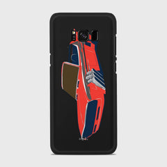 FLYING CAR Samsung Galaxy S8 case - thin fit matte black (D106)