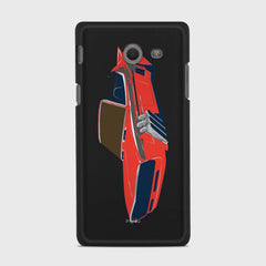 FLYING CAR Samsung Galaxy J5 (2017) Verizon case - thin fit matte black (D106)