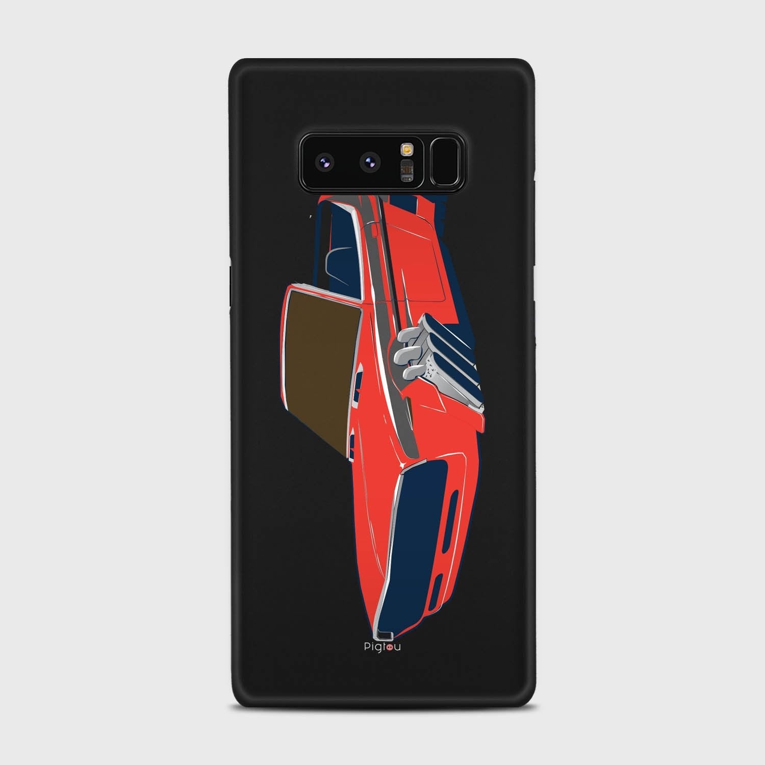 FLYING CAR Samsung Galaxy Note 8 case - thin fit matte black (D106)