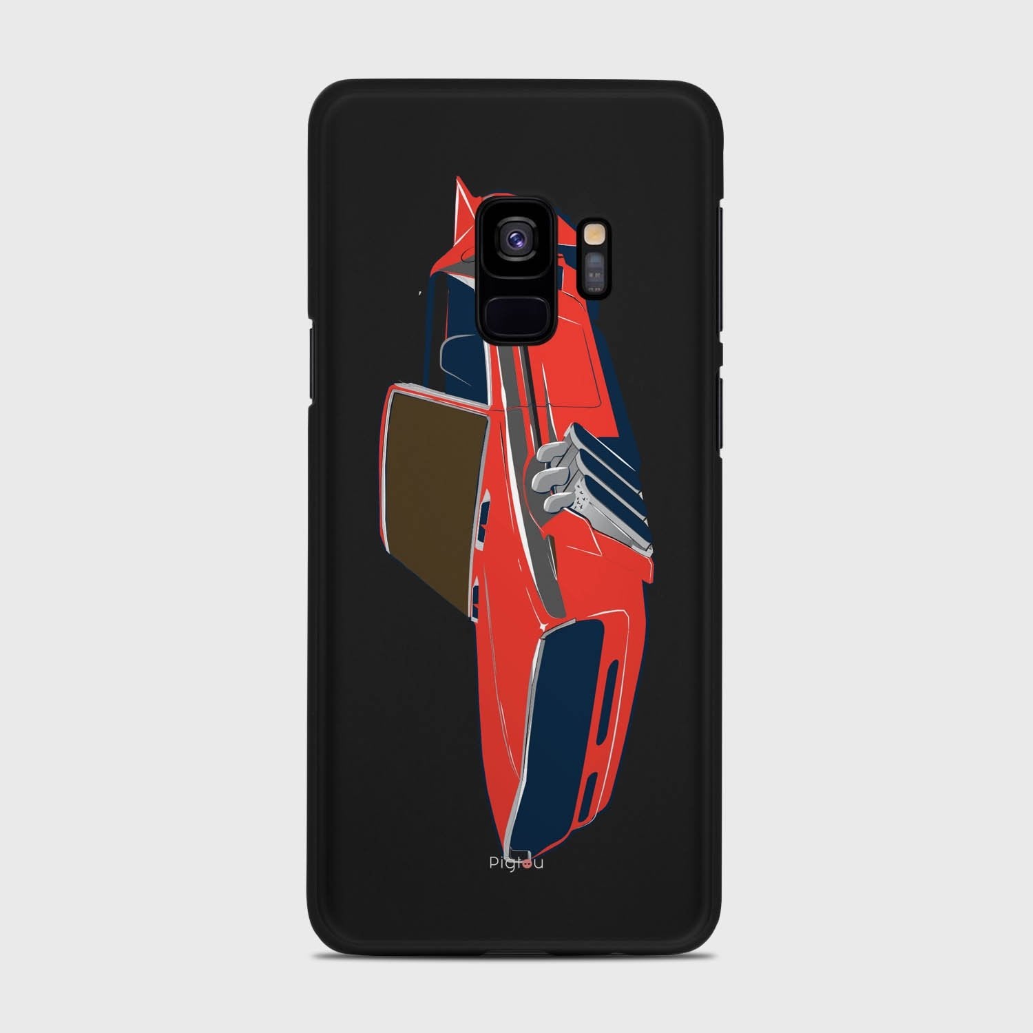 FLYING CAR Samsung Galaxy S9 case - thin fit matte black (D106)