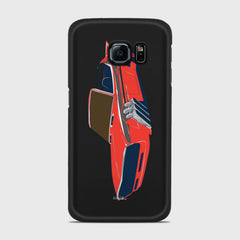 FLYING CAR Samsung Galaxy S6 Edge case - thin fit matte black (D106)