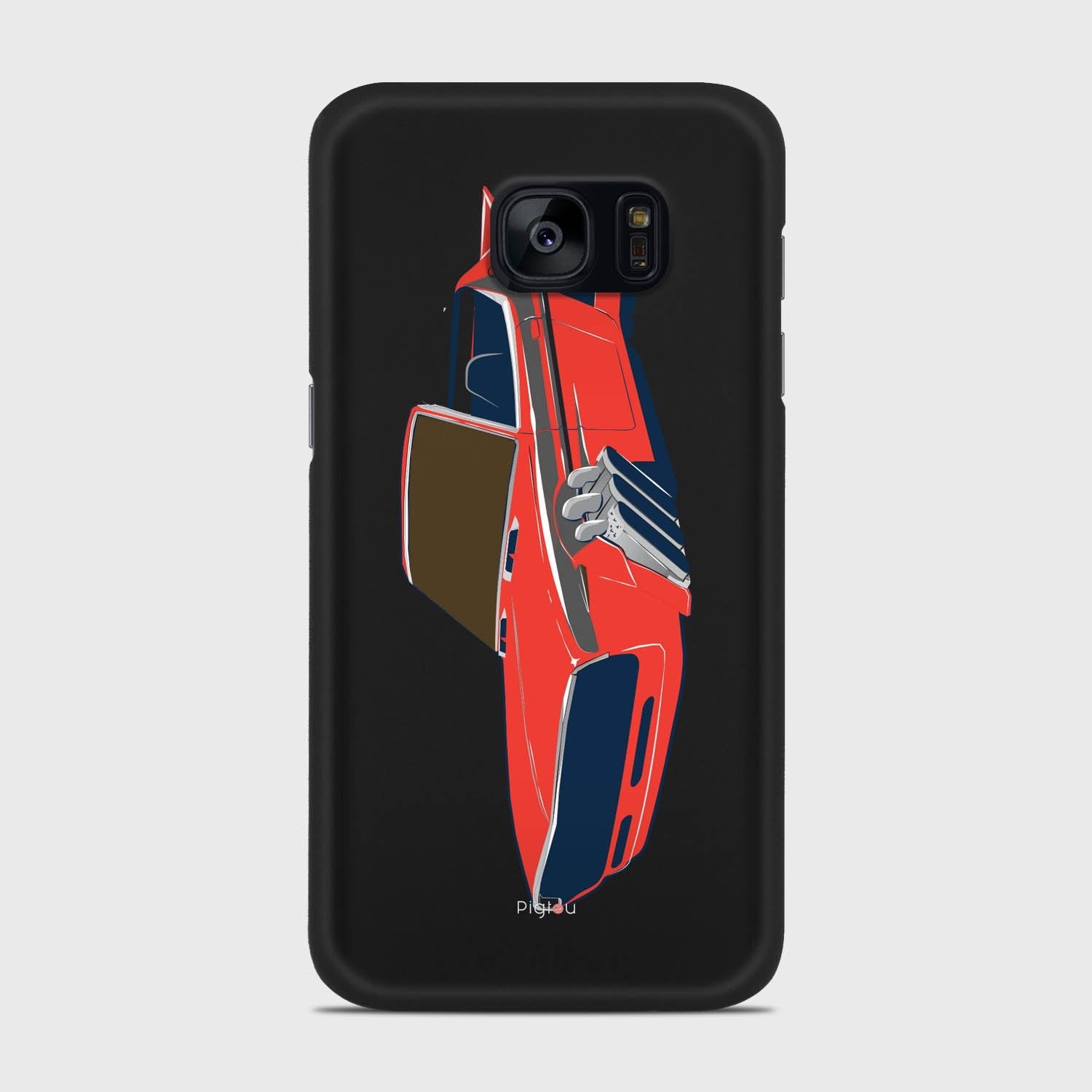 FLYING CAR Samsung Galaxy S7 case - thin fit matte black (D106)