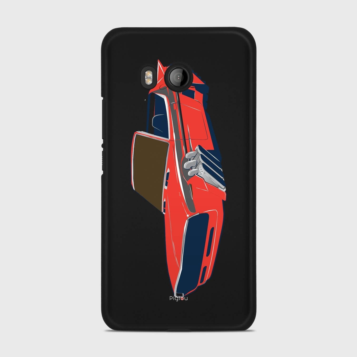 FLYING CAR HTC U11 case - thin fit matte black (D106)