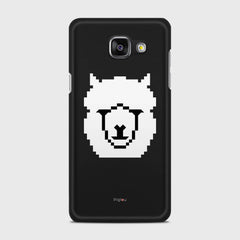 WHITE ALPACA Samsung Galaxy A5 (2016) case - thin fit matte black (D107)