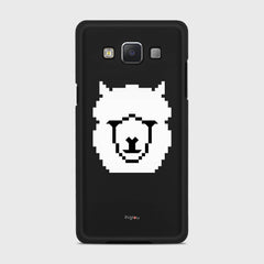 WHITE ALPACA Samsung Galaxy A5 (2015) case - thin fit matte black (D107)