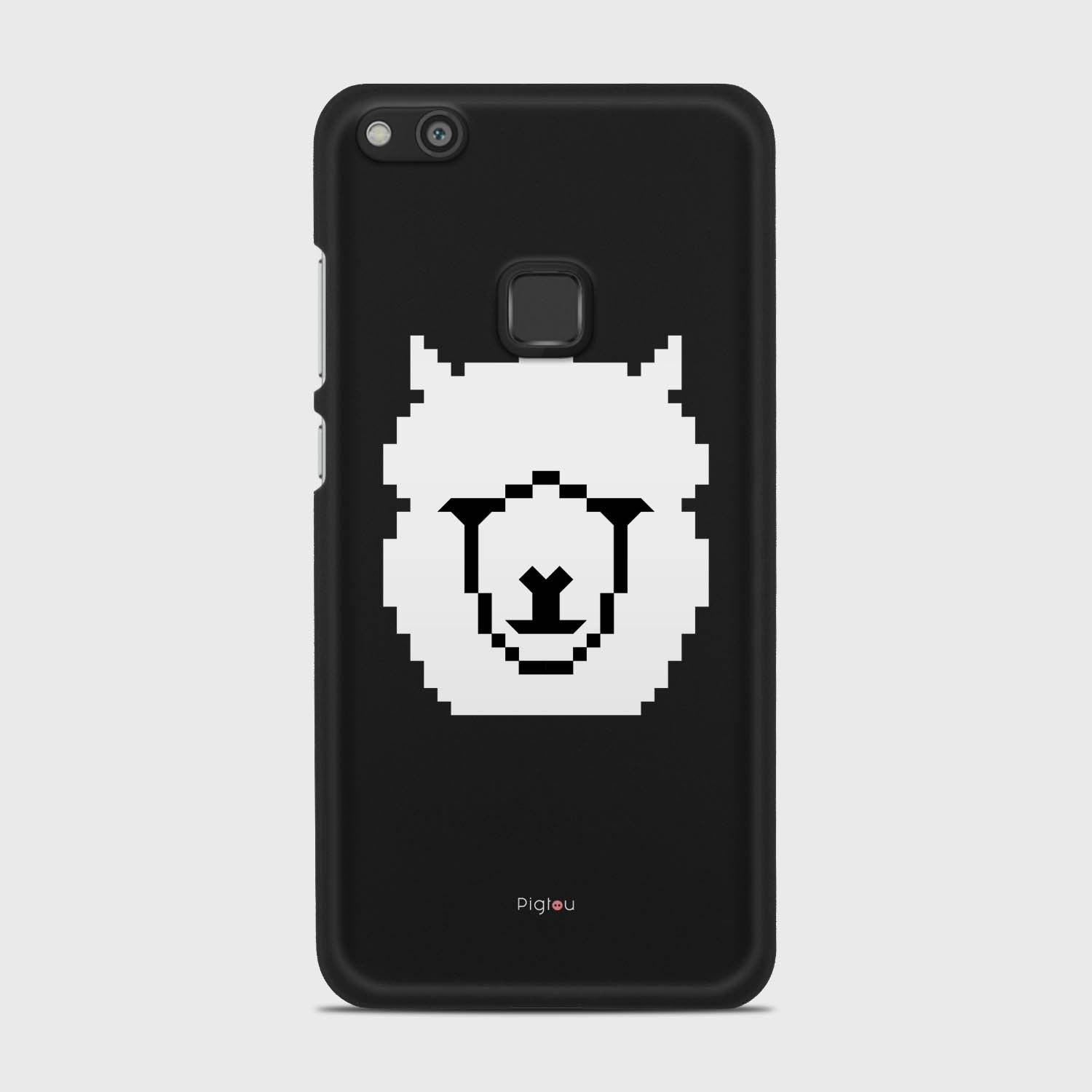 WHITE ALPACA Huawei P10 Lite case - thin fit matte black (D107)