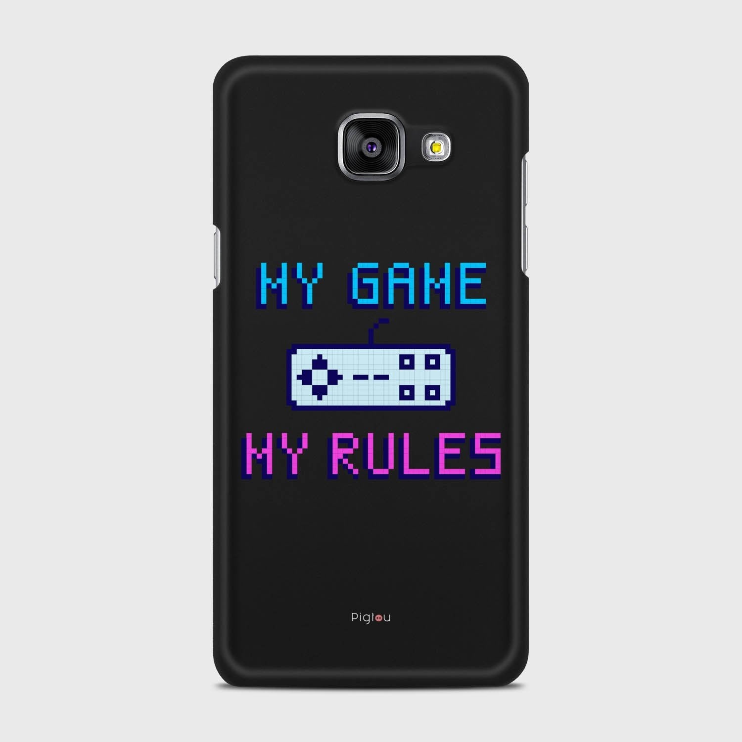 MY GAME MY RULES Samsung Galaxy A5 (2016) case - thin fit matte black (D108)