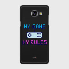 MY GAME MY RULES Samsung Galaxy A5 (2016) case - thin fit matte black (D108)