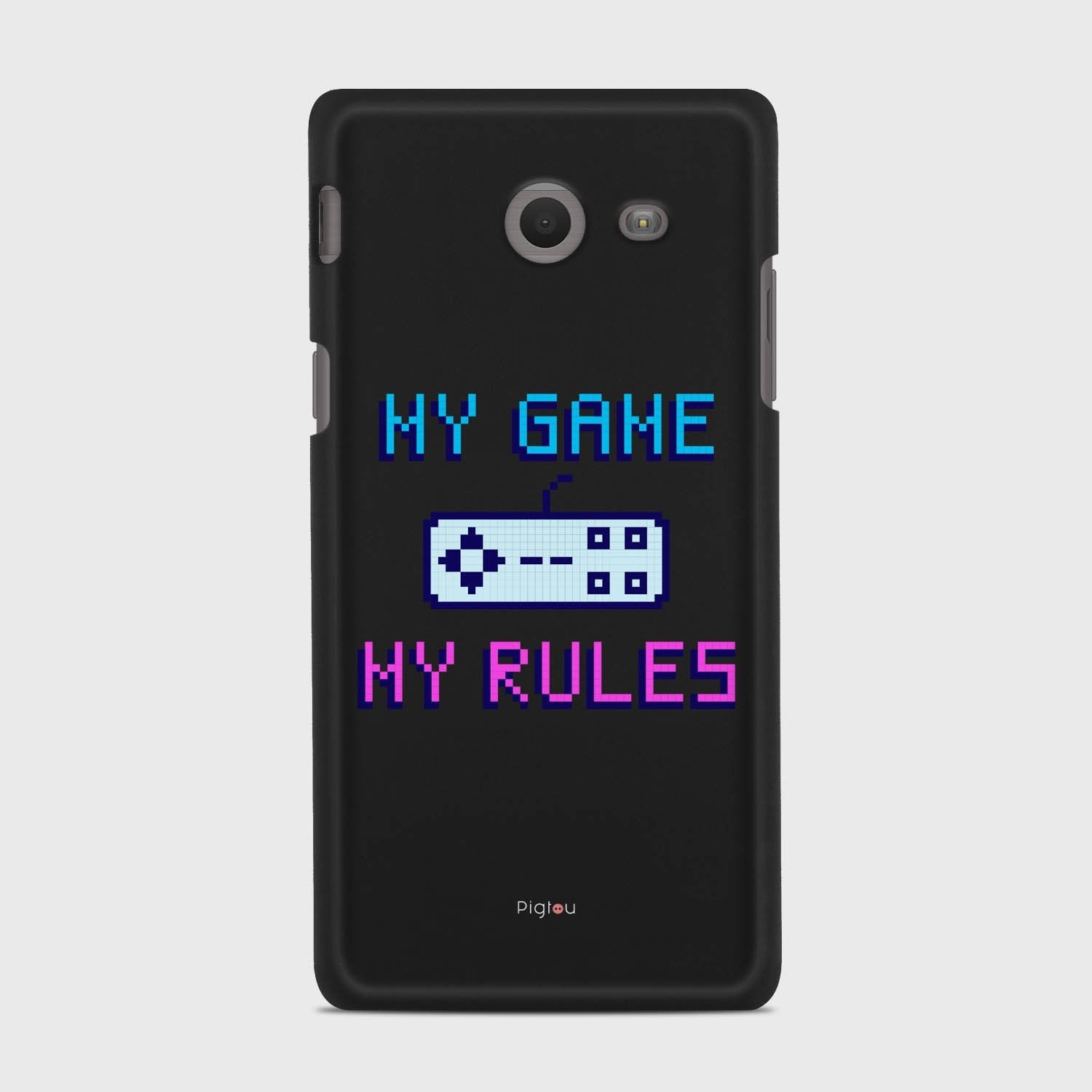 MY GAME MY RULES Samsung Galaxy J5 (2017) Verizon case - thin fit matte black (D108)