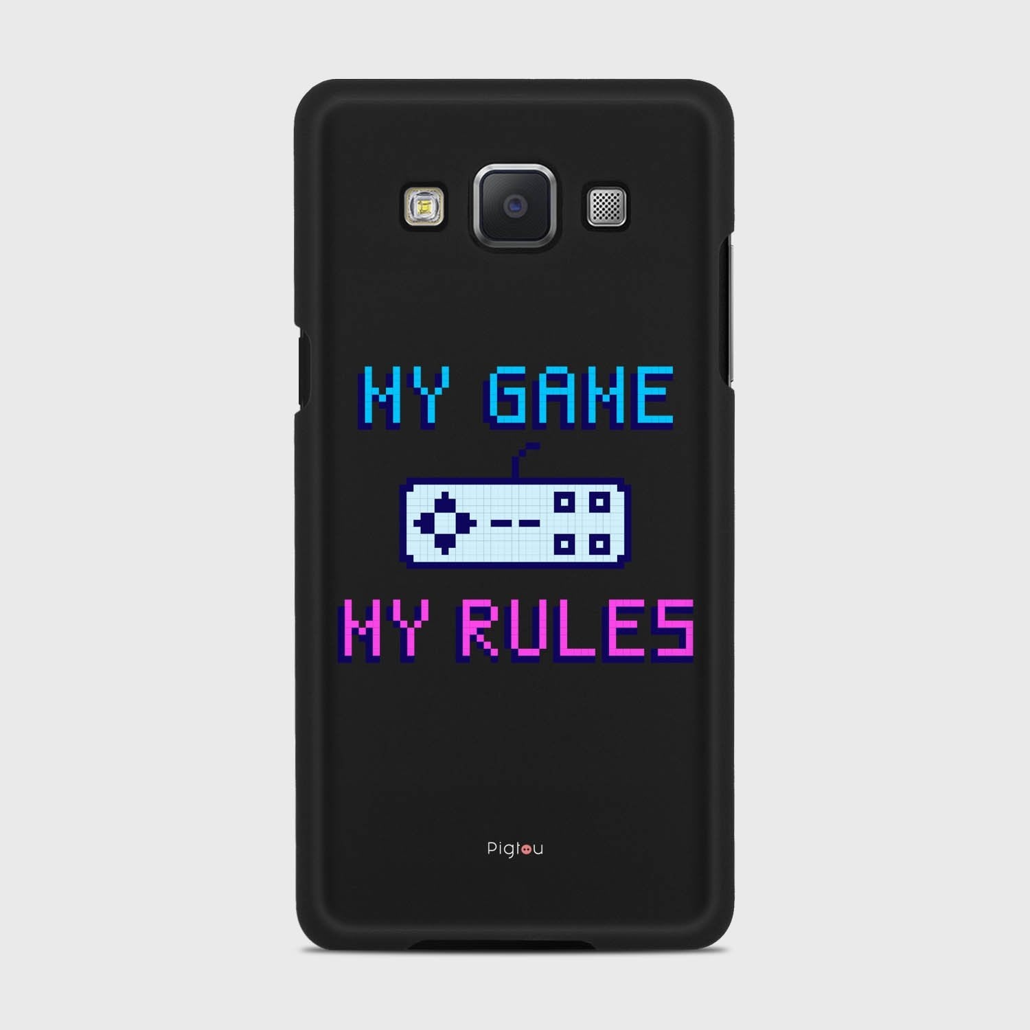 MY GAME MY RULES Samsung Galaxy A5 (2015) case - thin fit matte black (D108)
