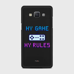 MY GAME MY RULES Samsung Galaxy A5 (2015) case - thin fit matte black (D108)