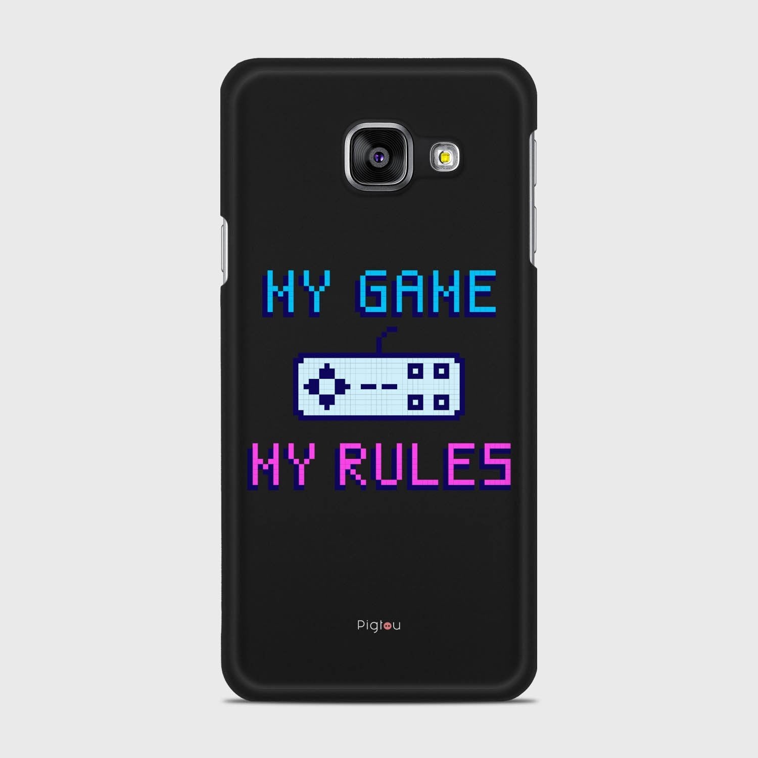 MY GAME MY RULES Samsung Galaxy A3 (2016) case - thin fit matte black (D108)