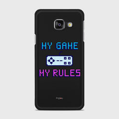 MY GAME MY RULES Samsung Galaxy A3 (2016) case - thin fit matte black (D108)