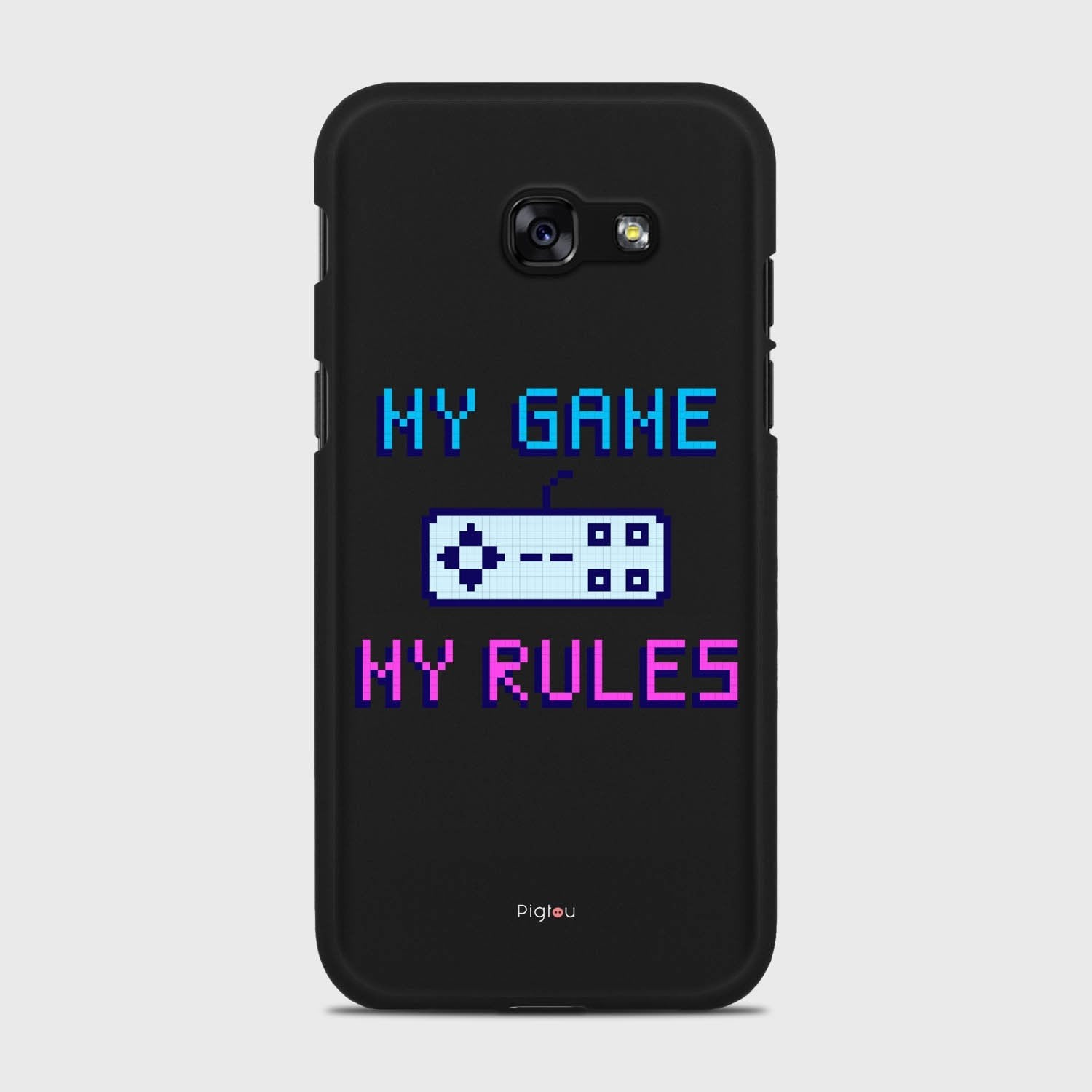 MY GAME MY RULES Samsung Galaxy A5 (2017) case - thin fit matte black (D108)