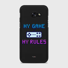 MY GAME MY RULES Samsung Galaxy A5 (2017) case - thin fit matte black (D108)