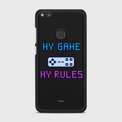 MY GAME MY RULES Huawei P10 Lite case - thin fit matte black (D108)