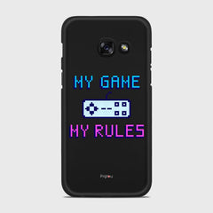 MY GAME MY RULES Samsung Galaxy A3 (2017) case - thin fit matte black (D108)