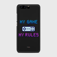 MY GAME MY RULES Huawei P10 case - thin fit matte black (D108)