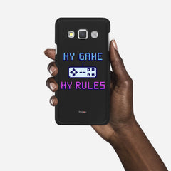 MY GAME MY RULES Samsung Galaxy A3 (2015) case - thin fit matte black (D108)
