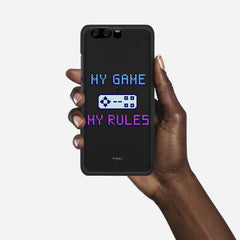 MY GAME MY RULES Huawei P10 case - thin fit matte black (D108)