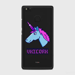 PIXELATED UNICORN Huawei P9 Lite case - thin fit matte black (D109)