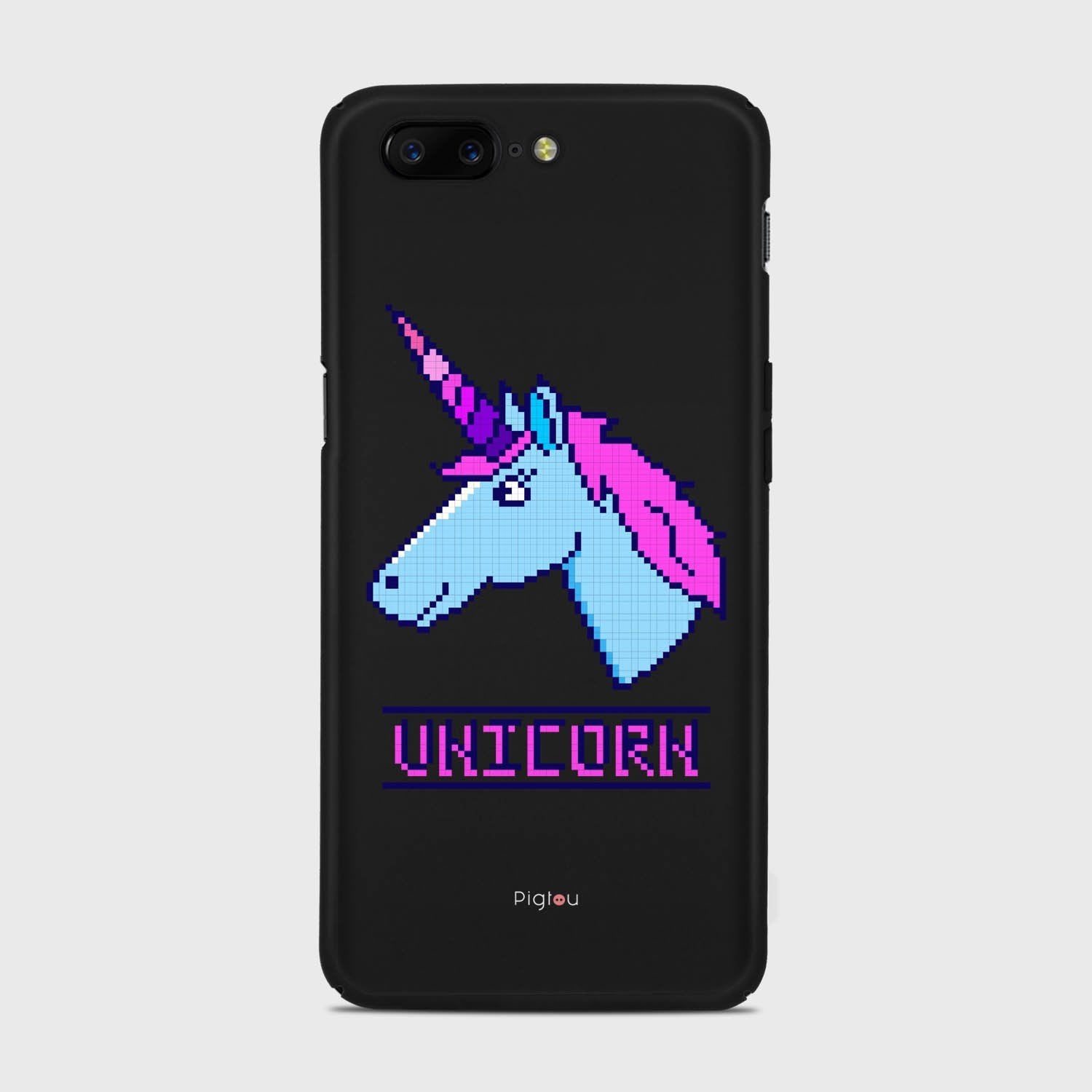 PIXELATED UNICORN Samsung Galaxy A3 (2015) case - thin fit matte black (D109)