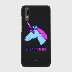 PIXELATED UNICORN Huawei P20 case - thin fit matte black (D109)