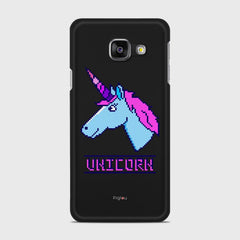 PIXELATED UNICORN Samsung Galaxy A3 (2016) case - thin fit matte black (D109)