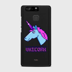 PIXELATED UNICORN Huawei P9 case - thin fit matte black (D109)