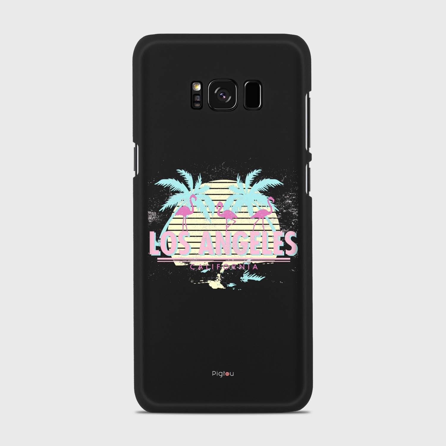LOS ANGELES Samsung Galaxy S8 Plus case - thin fit matte black (D110)