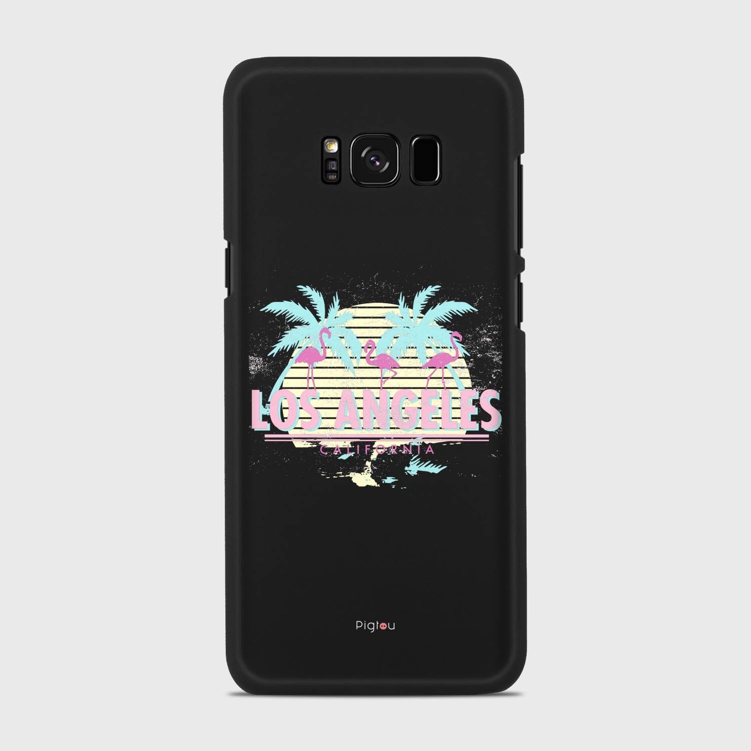 LOS ANGELES Samsung Galaxy S8 case - thin fit matte black (D110)
