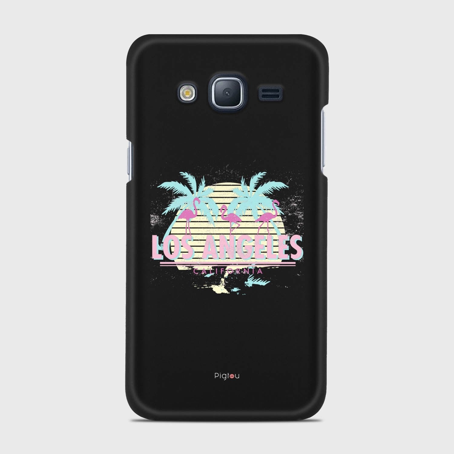 LOS ANGELES Samsung Galaxy J3 (2016) case - thin fit matte black (D110)
