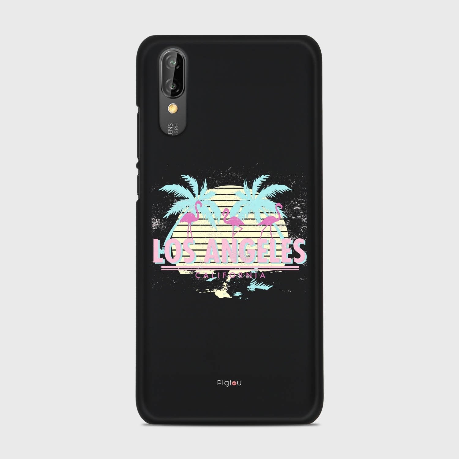 LOS ANGELES Huawei P20 case - thin fit matte black (D110)