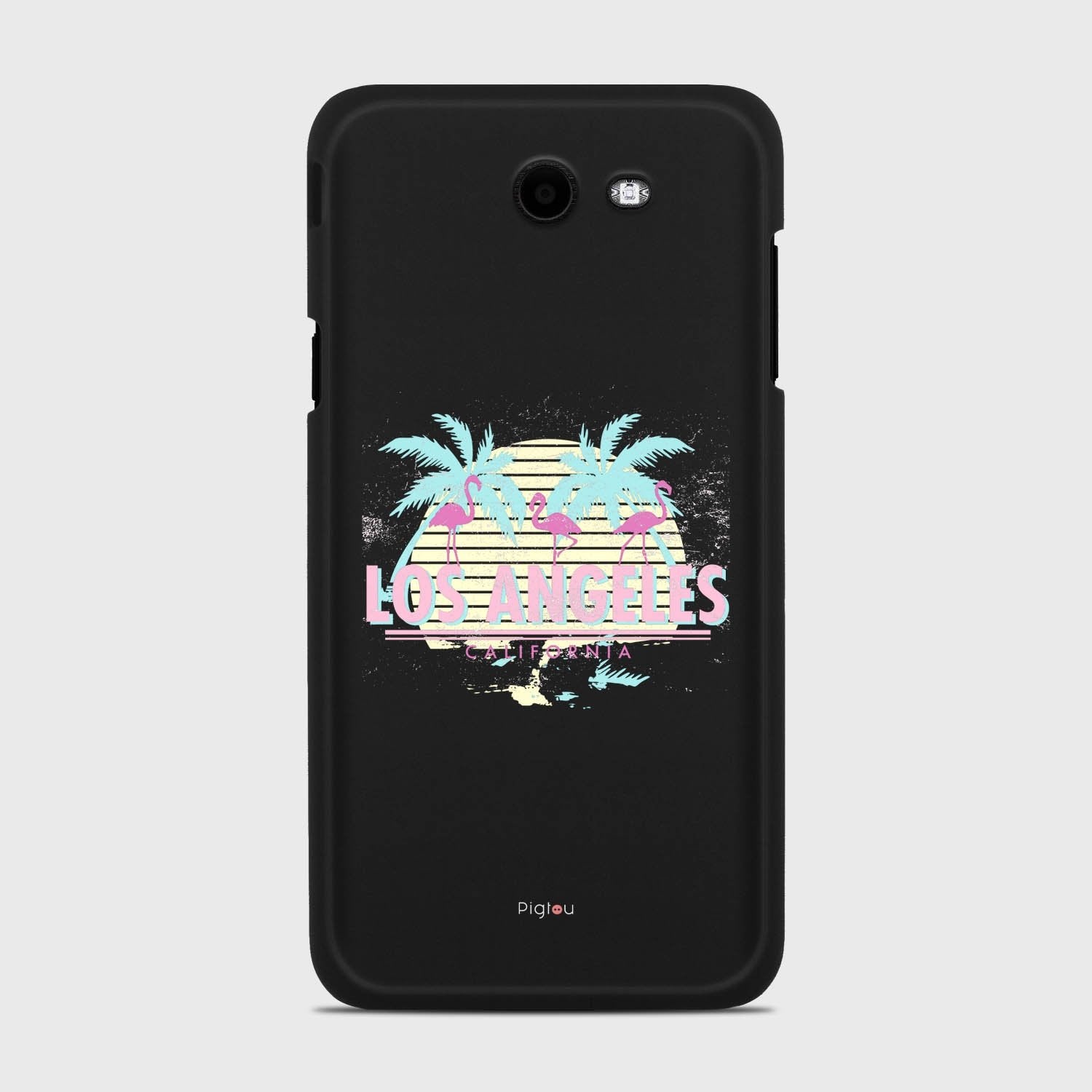 LOS ANGELES Samsung Galaxy J7 (2017) Verizon case - thin fit matte black (D110)