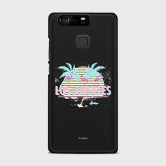 LOS ANGELES Huawei P9 case - thin fit matte black (D110)