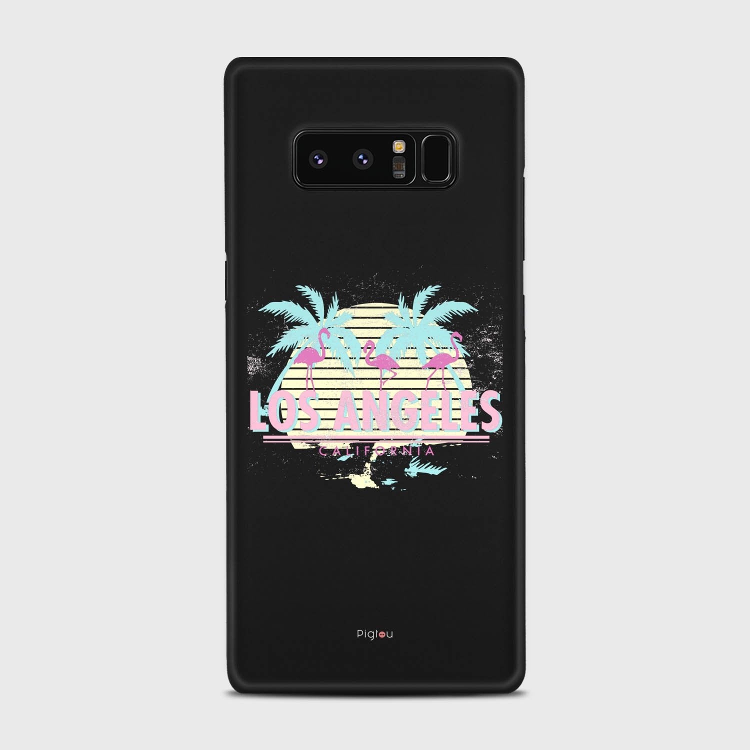 LOS ANGELES Samsung Galaxy Note 8 case - thin fit matte black (D110)