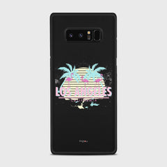 LOS ANGELES Samsung Galaxy Note 8 case - thin fit matte black (D110)
