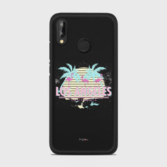 LOS ANGELES Huawei P20 Lite case - thin fit matte black (D110)