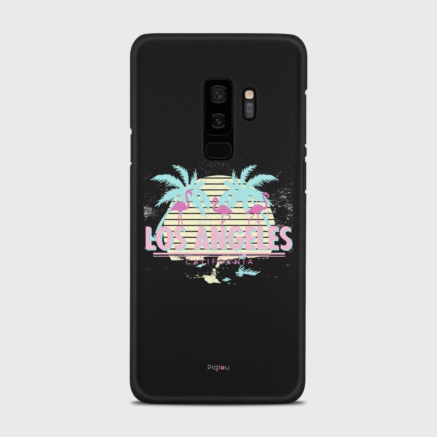 LOS ANGELES Samsung Galaxy S9 Plus case - thin fit matte black (D110)