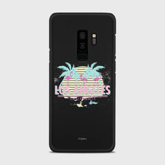 LOS ANGELES Samsung Galaxy S9 Plus case - thin fit matte black (D110)