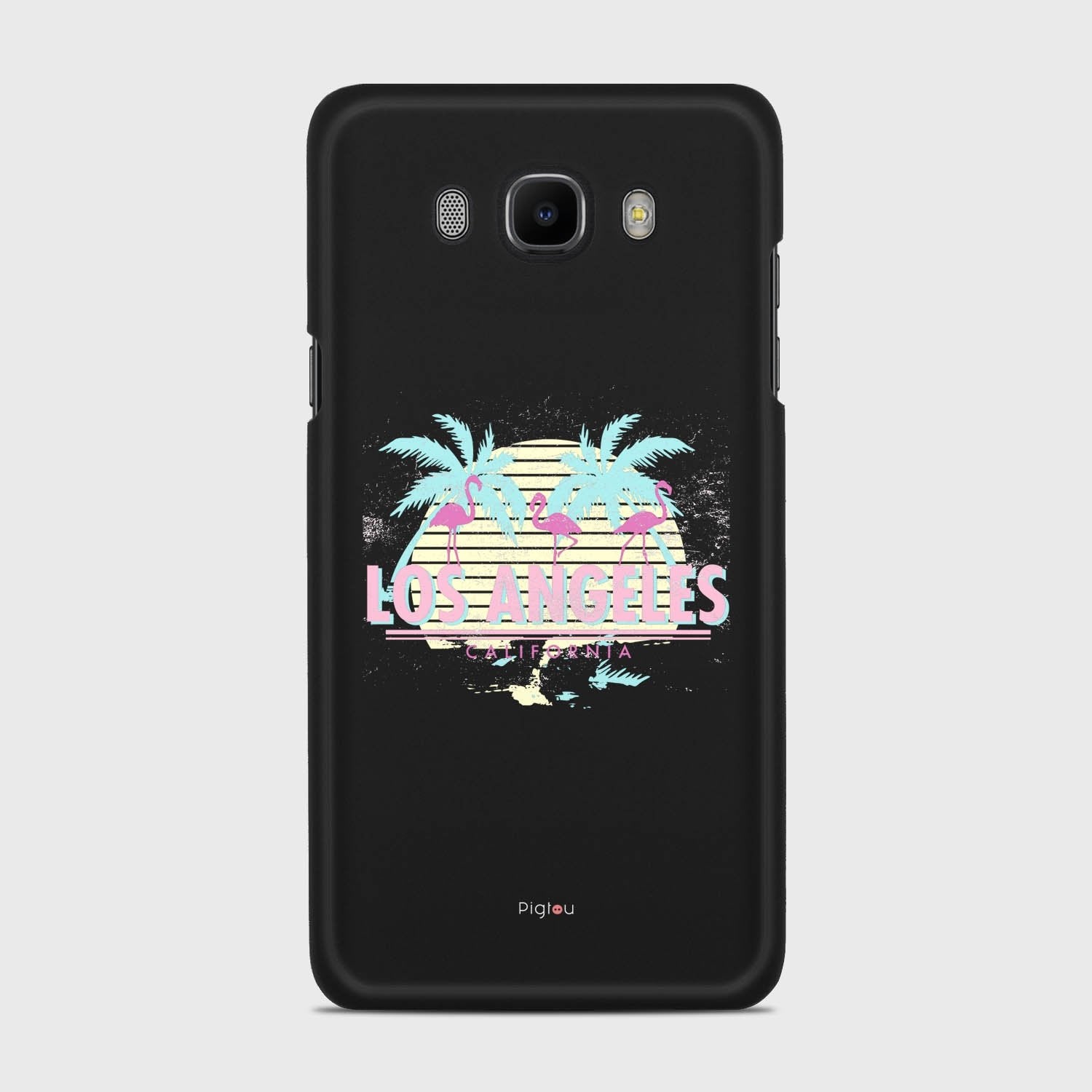 LOS ANGELES Samsung Galaxy J7 (2016) case - thin fit matte black (D110)