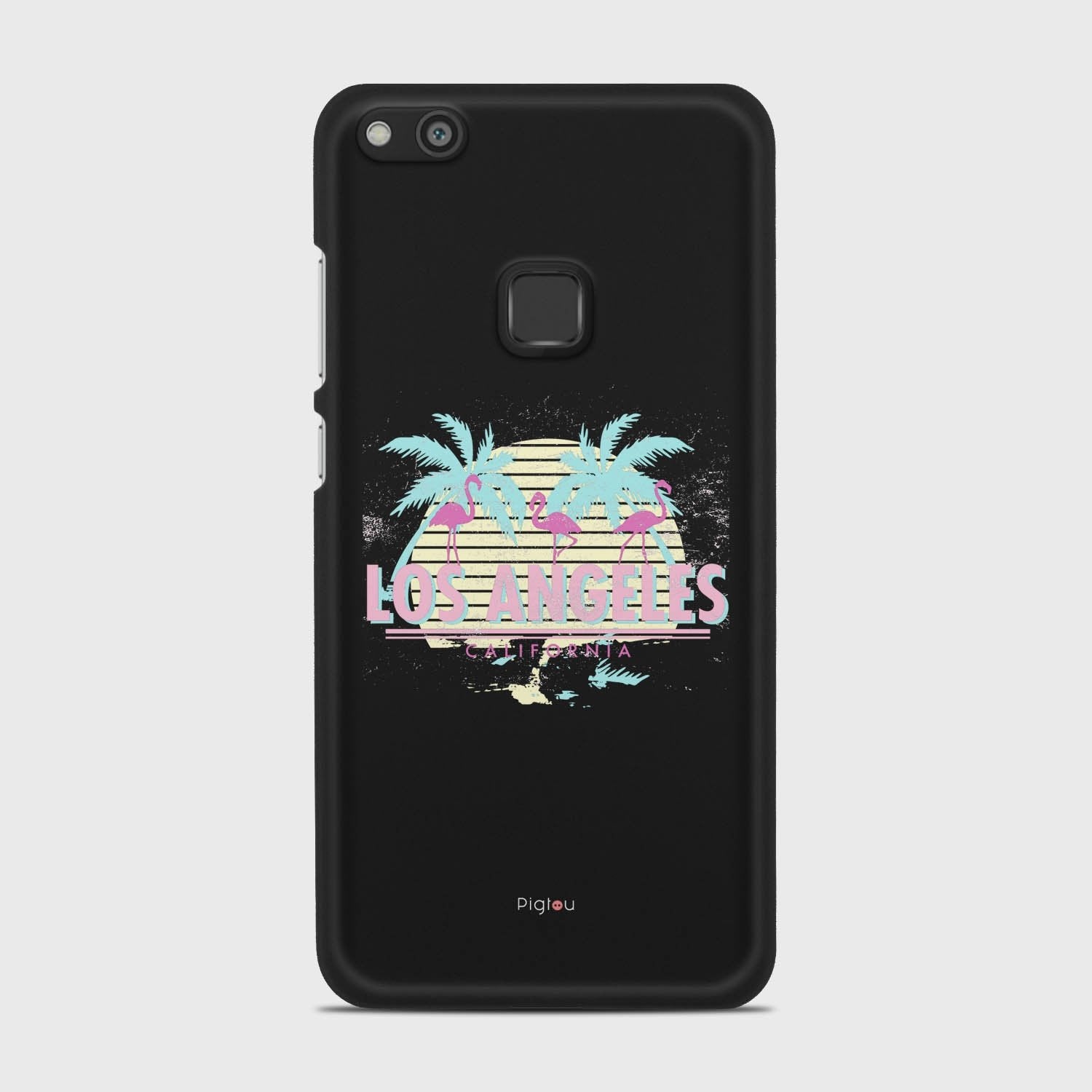 LOS ANGELES Huawei P10 Lite case - thin fit matte black (D110)