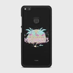 LOS ANGELES Huawei P10 Lite case - thin fit matte black (D110)