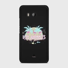 LOS ANGELES HTC U11 case - thin fit matte black (D110)
